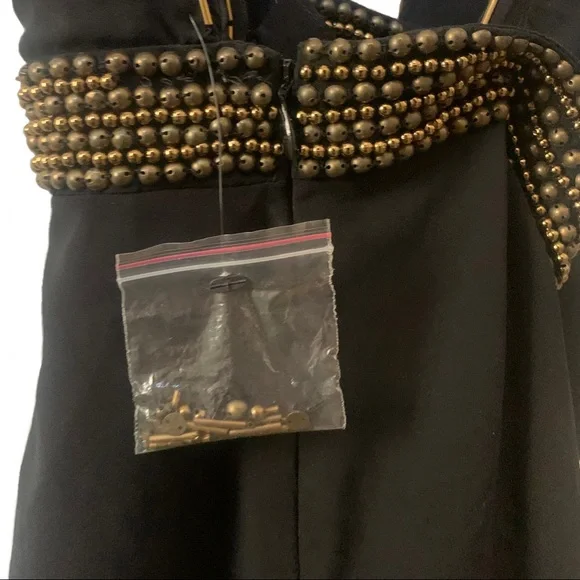 NWOT Revolve Ale by Alessandra Iria black beaded mini dress - Picture 6 of 6